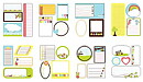 Stickers Book Remarks Journaling Shade Color