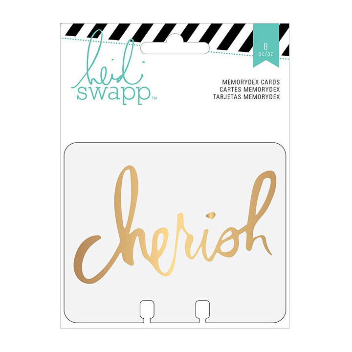 American Crafts / Heidi Swapp Foiled Clear Cards - Wonderlust