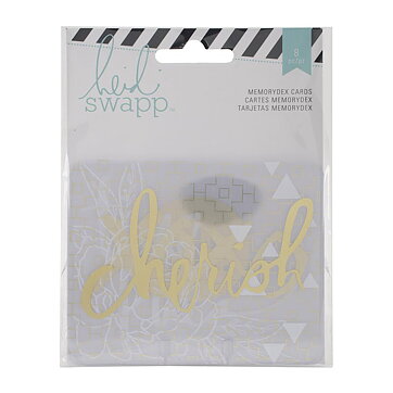 American Crafts / Heidi Swapp Foiled Clear Cards - Wonderlust