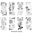 Stickers Book Remarks Decorative Accents Black