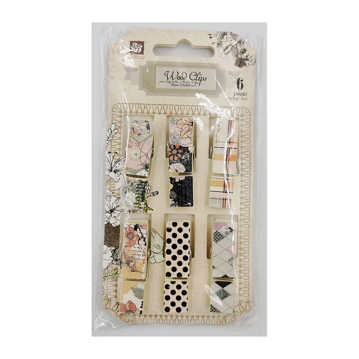 Prima Marketing Wood Clips - 3