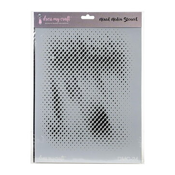 Dress My Craft Stencil A4 - Oval Shading