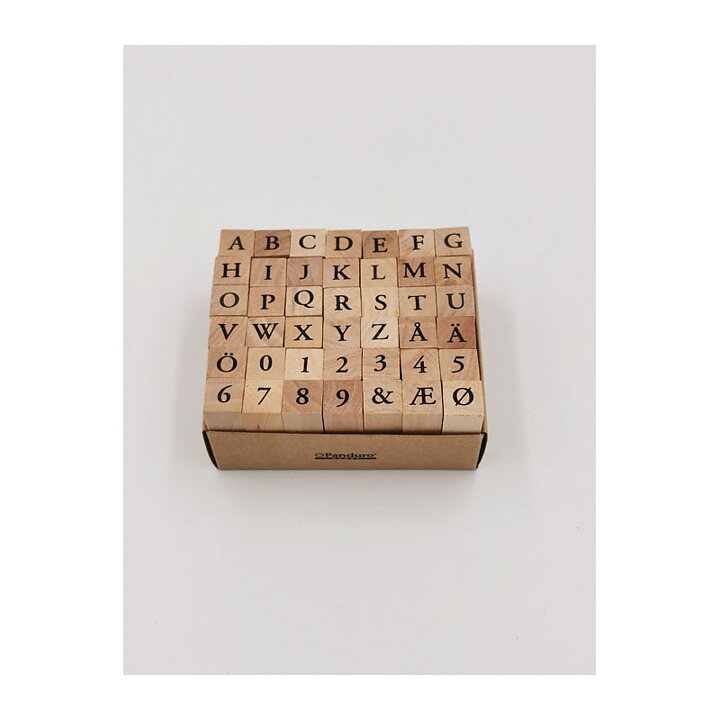Panduro Rubber Stamps Second Hand - Alphabet 1