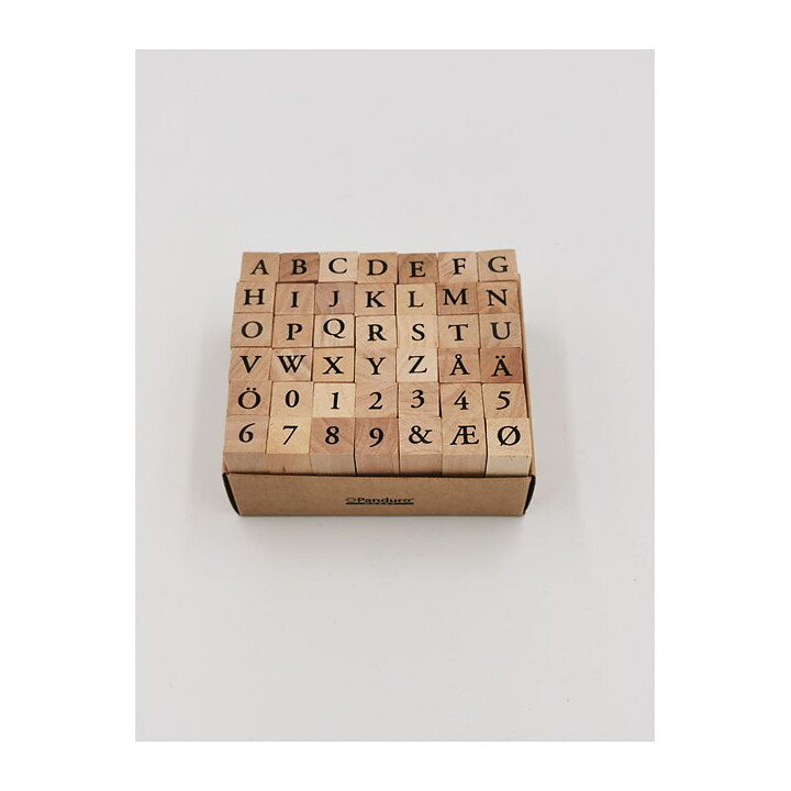 Panduro Rubber Stamps Second Hand - Alphabet 1