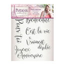 Crafters Companion Clear Stamps - Parisian Collection French Greetings