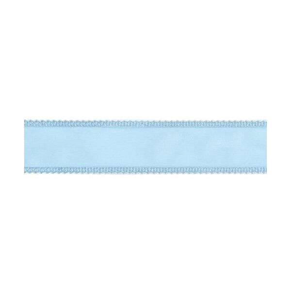 American Crafts Ribbon Ruban Premium - Sheer W/Scalloped Satin Edges