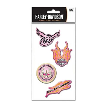 Harley Davidson Stickers - Flames Mylar