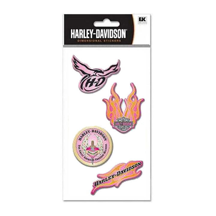 Harley Davidson Stickers - Flames Mylar