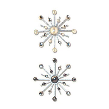 Brads - Sparkle Burst Pearls
