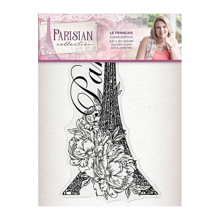 Crafters Companion Clear Stamps - Parisian Collection Le Francais