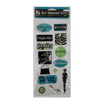 DCWV Stickers All Dressed Up - Modern 2