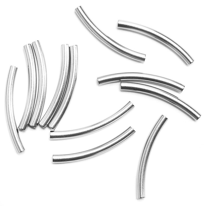Cousin Stainless Steel Elegance - Curved Tube Spacer 21 mm