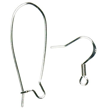 Cousin Basic Metal Findings - Silver Earring Wire Mix