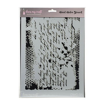 Dress My Craft Stencil A4 - Vintage Script