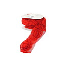 American Crafts Ribbon Ruban Premium - Rose Rouge
