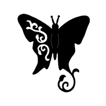 BK Dies 3x3 Animal Butterfly Flourish