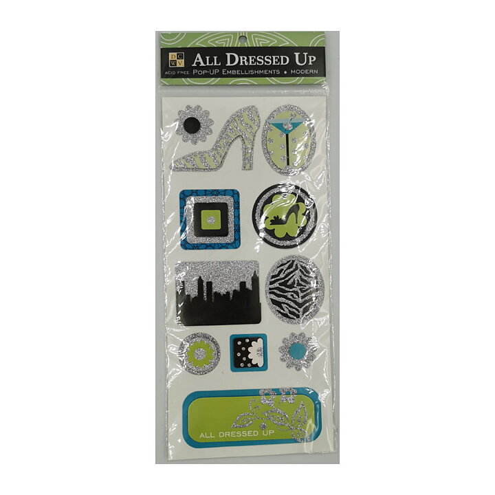 DCWV Stickers All Dressed Up - Modern 1