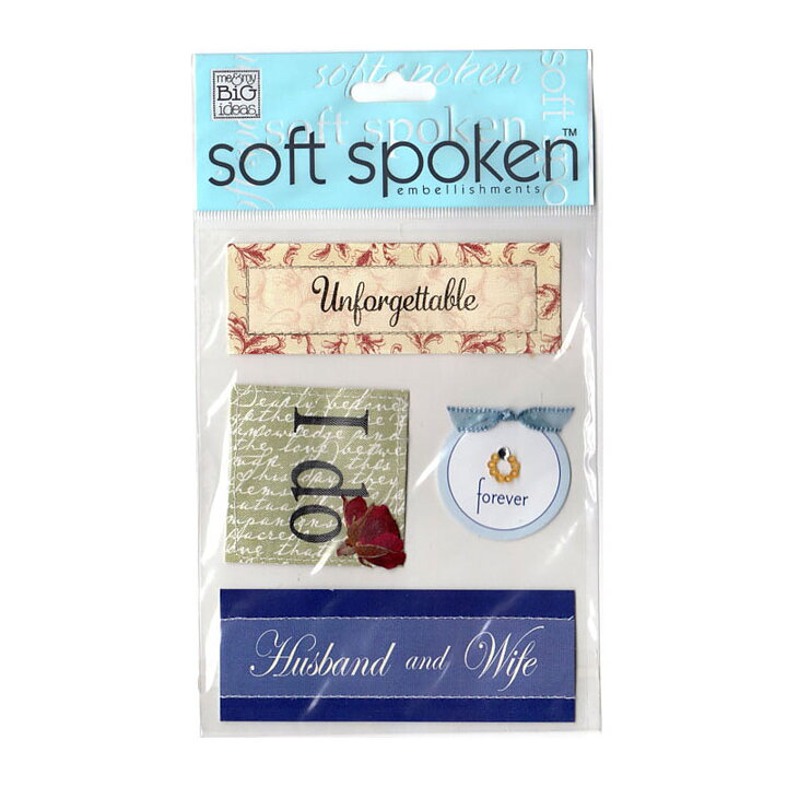 Me & My Big Ideas Stickers Soft Spoken - Wedding