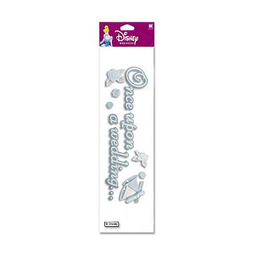 EK Success Disney Dimensional Stickers Title - Once Upon A Wedding