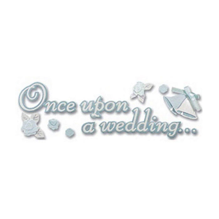EK Success Disney Dimensional Stickers Title - Once Upon A Wedding