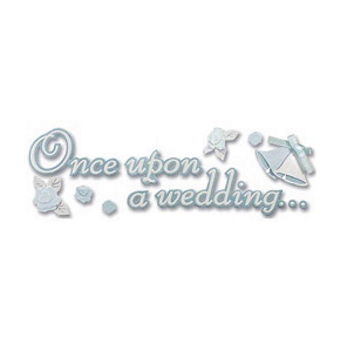 EK Success Disney Dimensional Stickers Title - Once Upon A Wedding