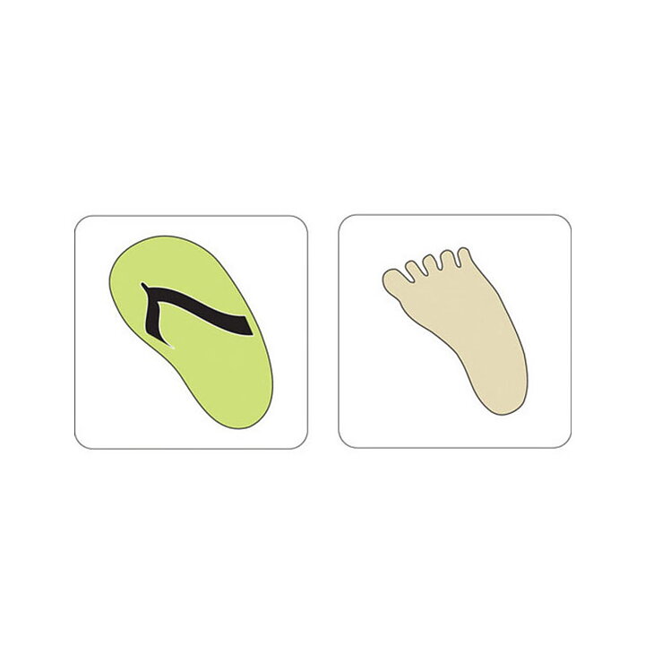 Provo Craft Cuttlebug Die 2x2+2x2 Two Step - Flip Flop 37-1525