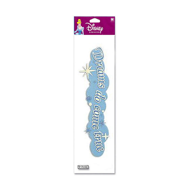 EK Success Disney Dimensional Stickers Title - Dreams Do Come True