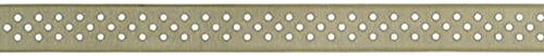 American Crafts Ribbon Ruban Premium - Sheer W/Dots  Olive W/White