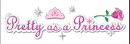 EK Success Disney Dimensional Stickers Title - Pretty As A Princess