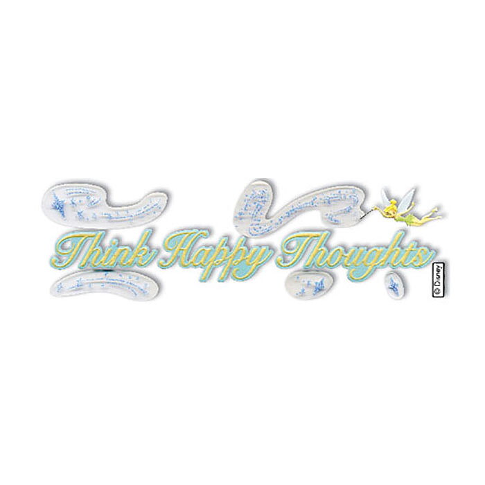 EK Success Disney Dimensional Stickers Title - Think Happy Thoughts