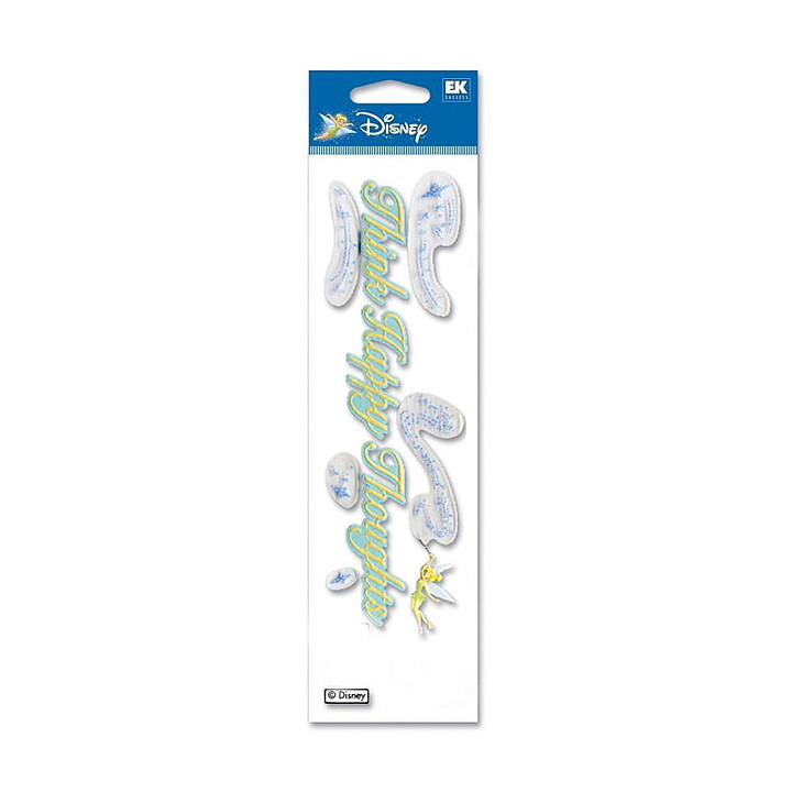 EK Success Disney Dimensional Stickers Title - Think Happy Thoughts