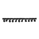 American Crafts Ribbon Ruban Premium - Pom Pom Blac