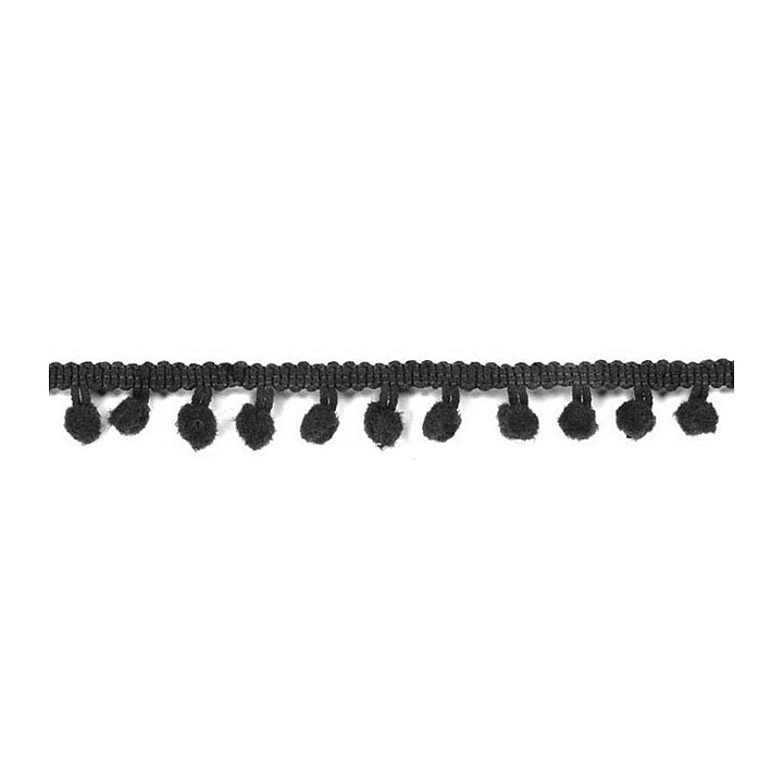 American Crafts Ribbon Ruban Premium - Pom Pom Blac