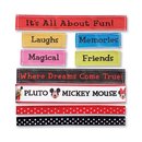 EK Success Disney Ribbons & Adhesive Labels - Mickey