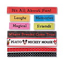 EK Success Disney Ribbons & Adhesive Labels - Mickey