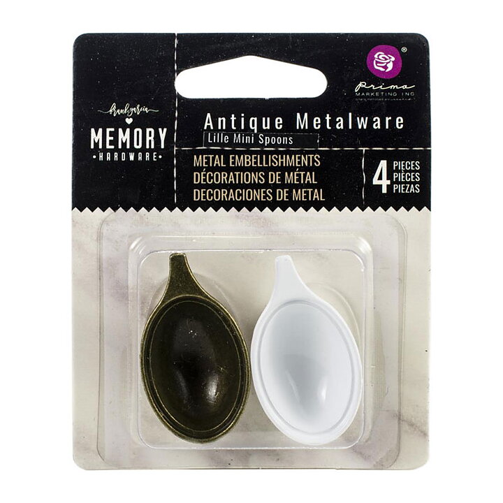 Prima Marketing  Memory Hardware Antique Metalware - Lille Mini Spoons