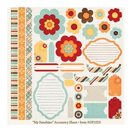 MME Garden Party My Sunshine Accessories Sheet Die-Cut