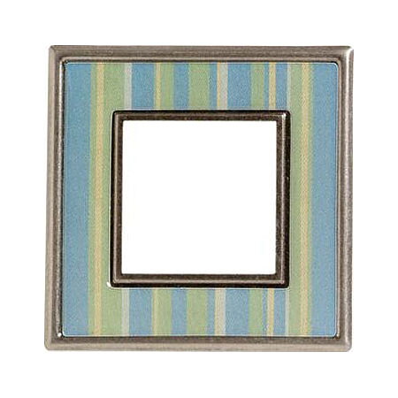 Frames Studio K Metal Art Blue & Green Striped