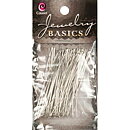 Cousin Basic Metal Findings - Silver Head Pin 51 mm