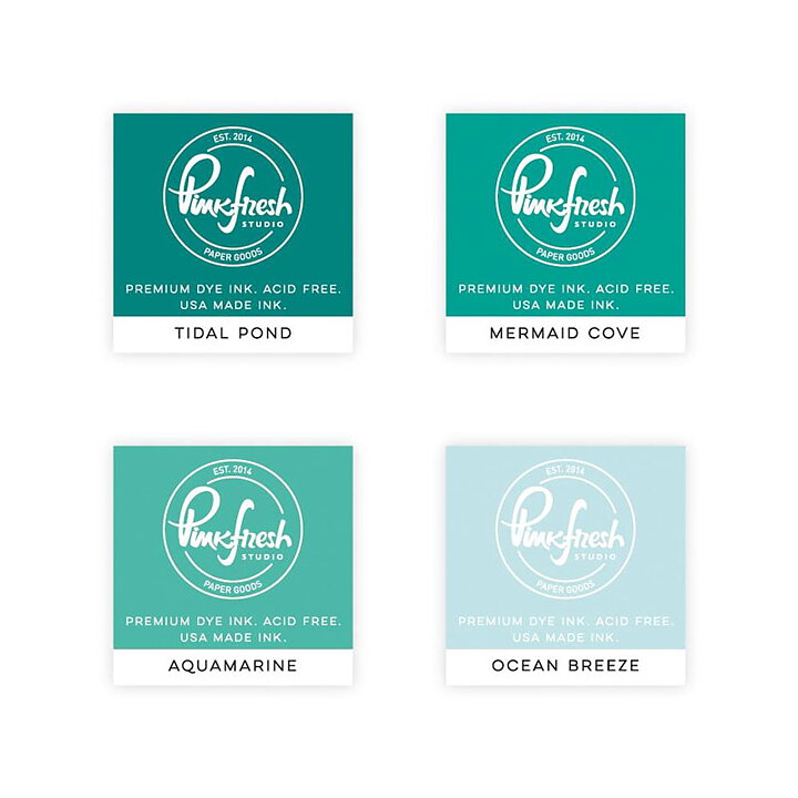 Pinkfresh Studio Premium Dye Cube Set - Island Oasis