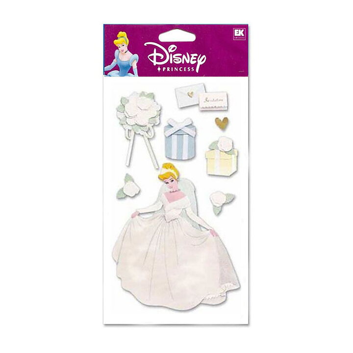 EK Success Disney Dimensional Stickers Large - The Bride