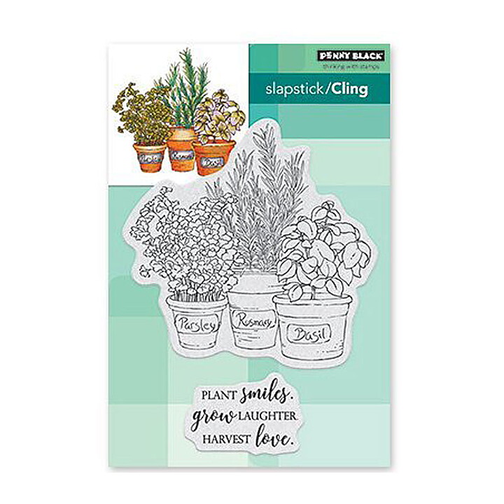 Penny Black Rubber Stamps Slapstick - Herb Garden