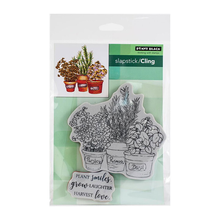 Penny Black Rubber Stamps Slapstick - Herb Garden