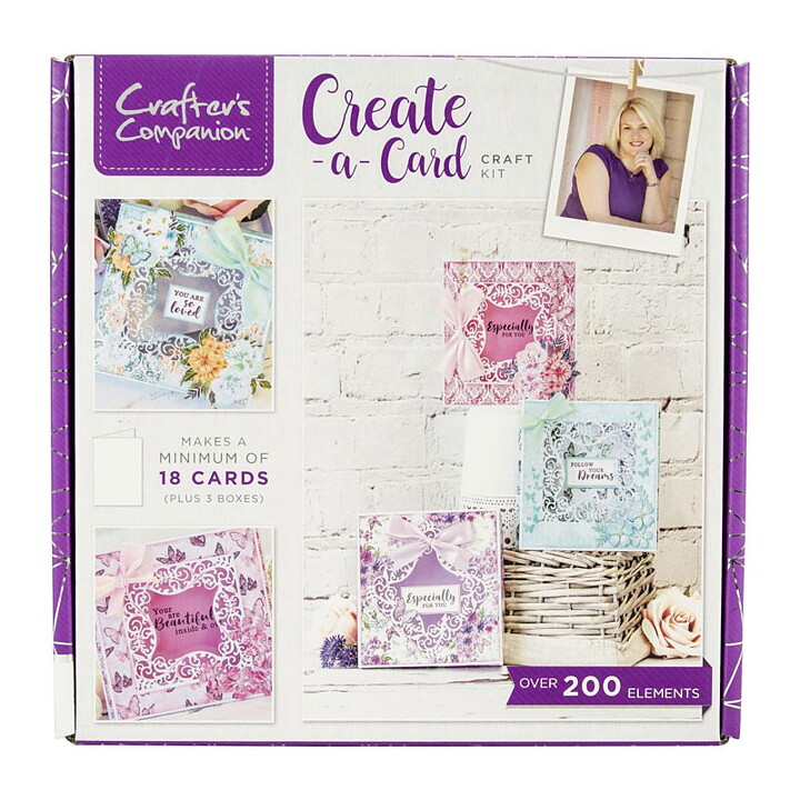 Crafter's Companion Craft Box - Create A Card Craft Kit