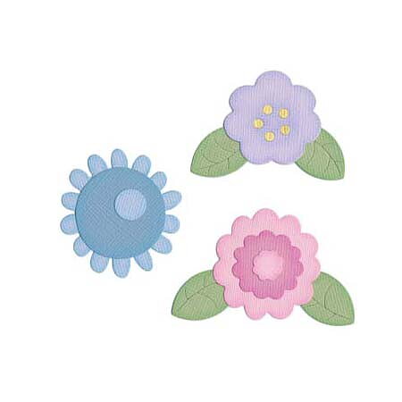 Quickutz Dies 4x4 - Flowers  REV-0016-S