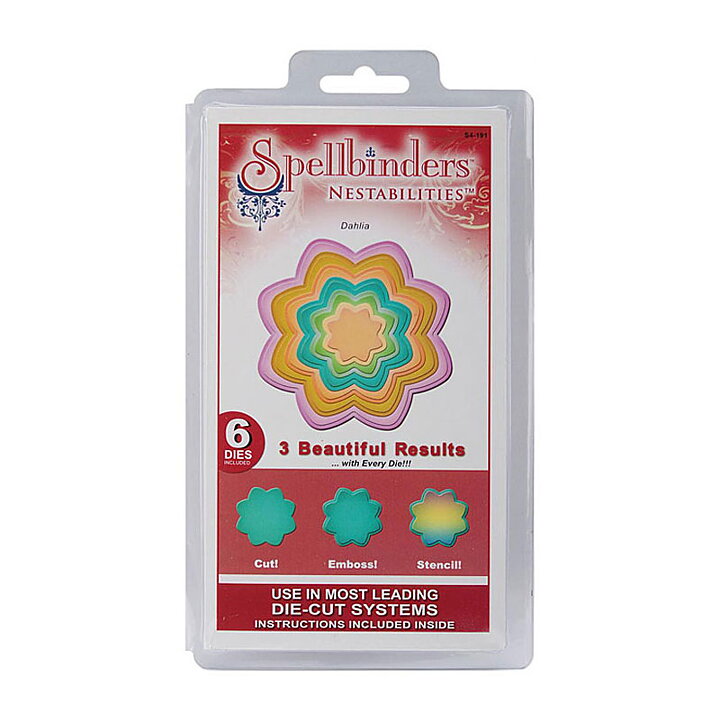 Spellbinders Nestabilities Dies - Dahlia