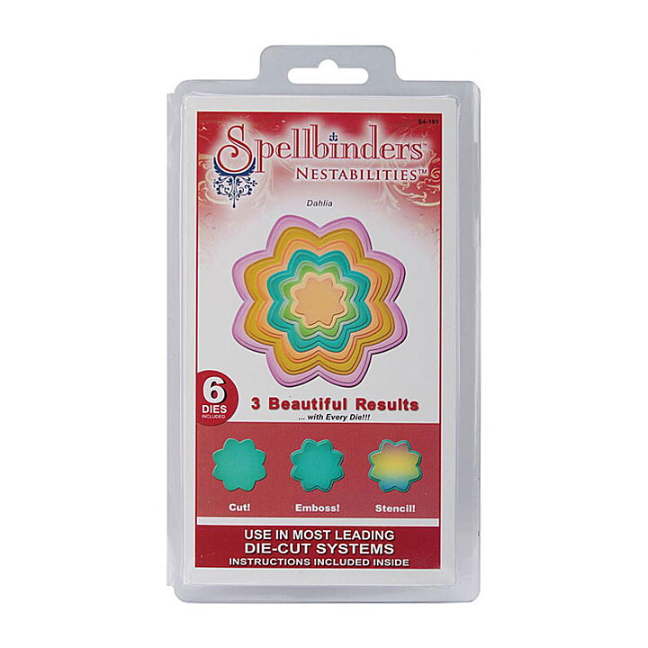 Spellbinders Nestabilities Dies - Dahlia