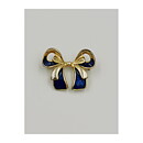 Brooch - Bow enameled