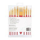 American Crafts Art Supply Basics Oil Hog Hair Brush Set