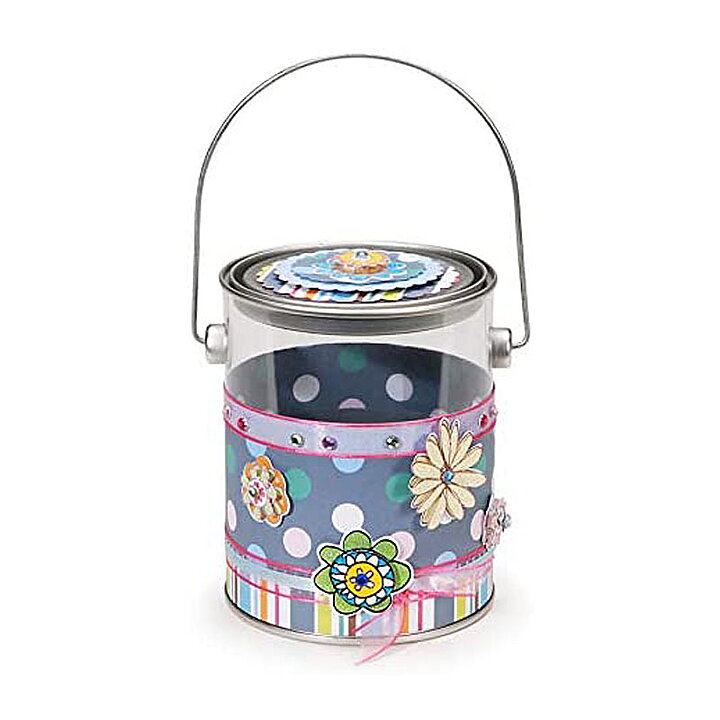 Darice Keepsake Totes Clear Paint Can - Large